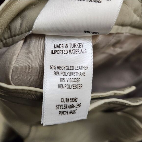 Agolde 90's Pinch waist Patent recycled leather pants‎ Sz 26 - Picture 11 of 12